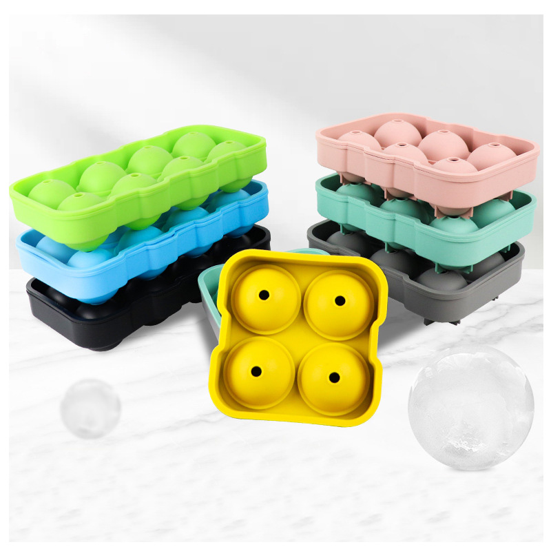 3D-образная силиконовая форма для изготовления кубиков льда с крышкой