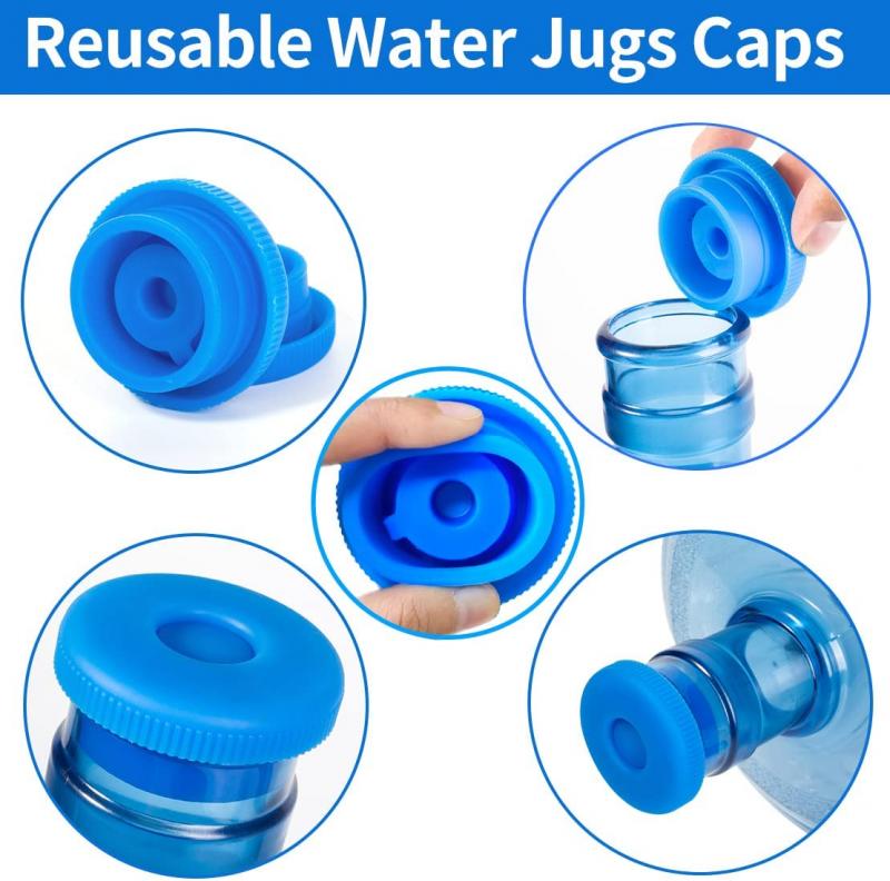Silicone Reusable Water Jug Caps